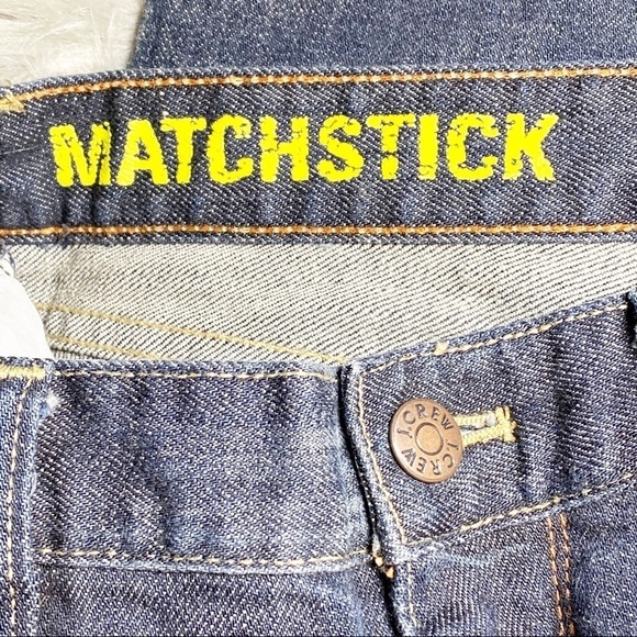 J. CREW Matchstick Stretch Capri Tabbed Jeans, Size 27 - Picture 3 of 9